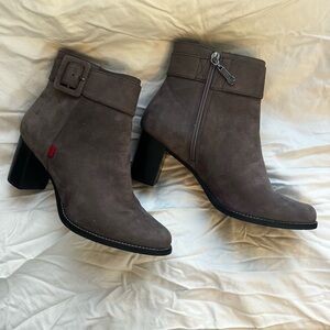 Marc Joseph New York Womens Wooster Black Ankle Boots Size 9.5